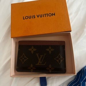 Authentic louis vuitton card case